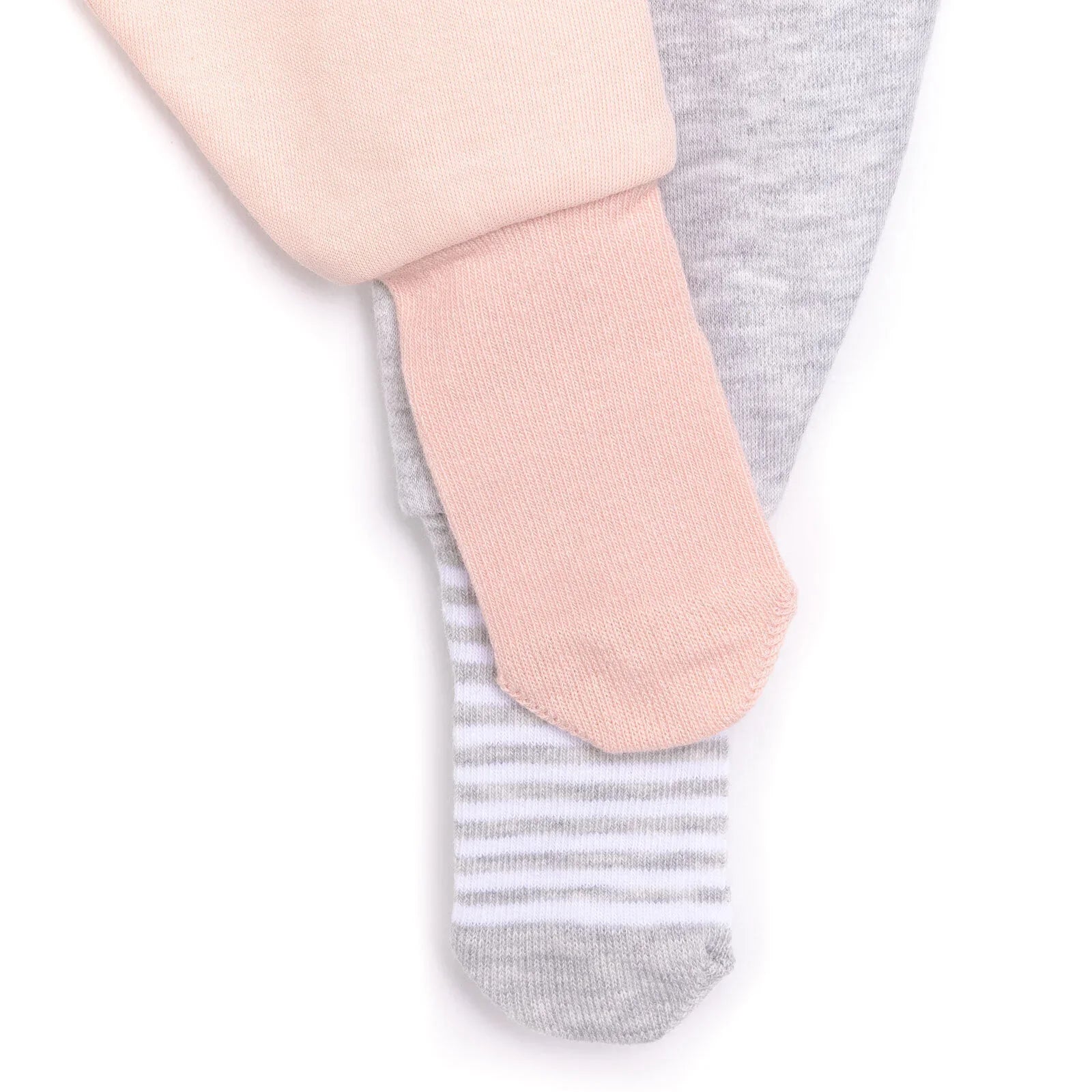 HelloBaby 2-Pack Joggers with socks - Pink