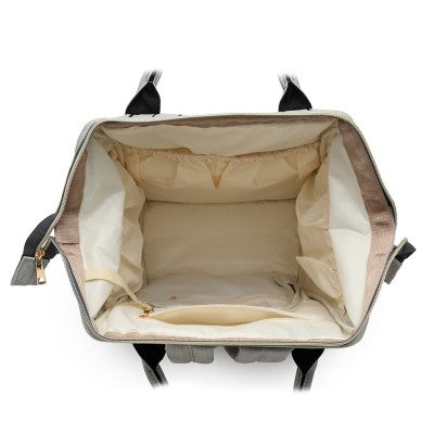 Black Multi Functional Baby Changing  Backpack