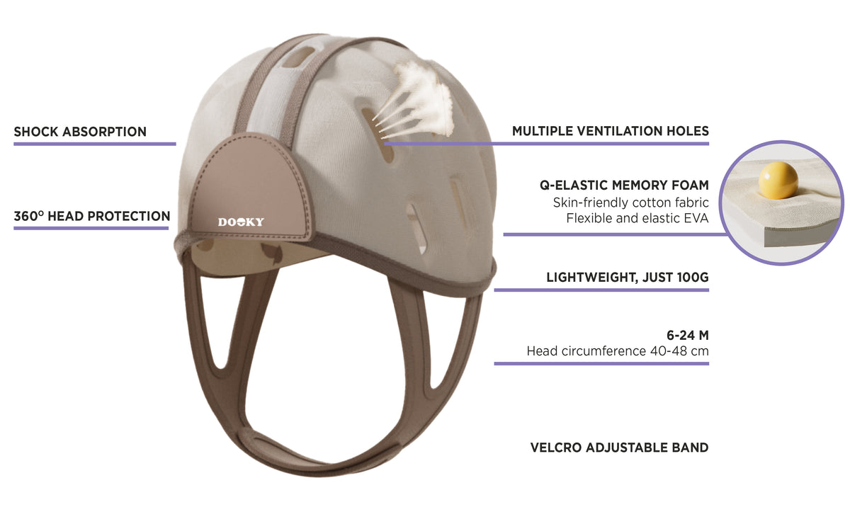 Dooky Baby Safety Helmet (Pack of One)