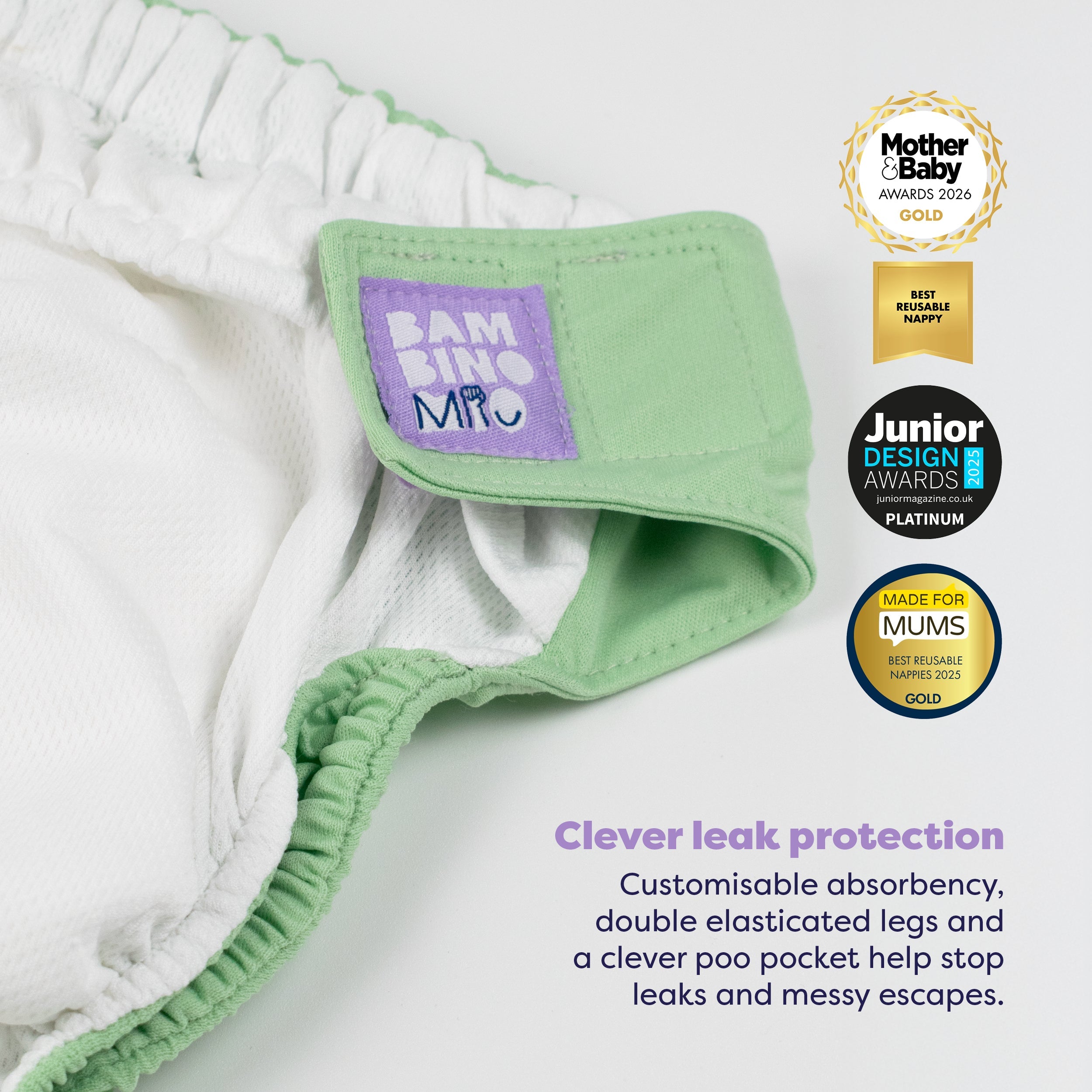 Revolutionary Try-Me-Trio Reusable Nappy Bundle in Wild Life