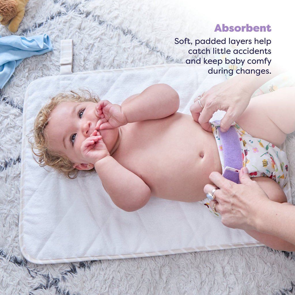 On-The-Move Baby Changing Mat in Neutral Stripe