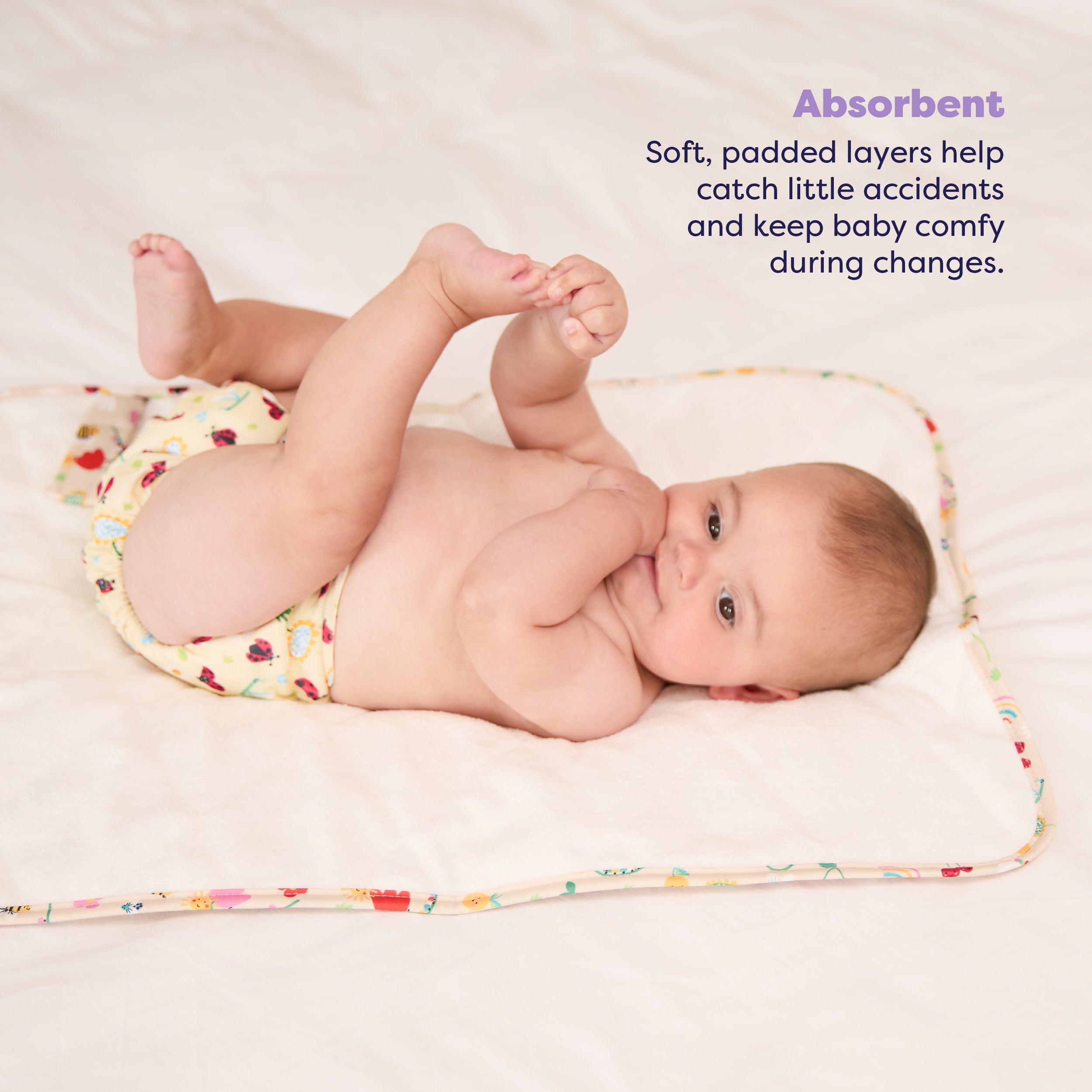 On-The-Move Baby Changing Mat in Sunshine Friends