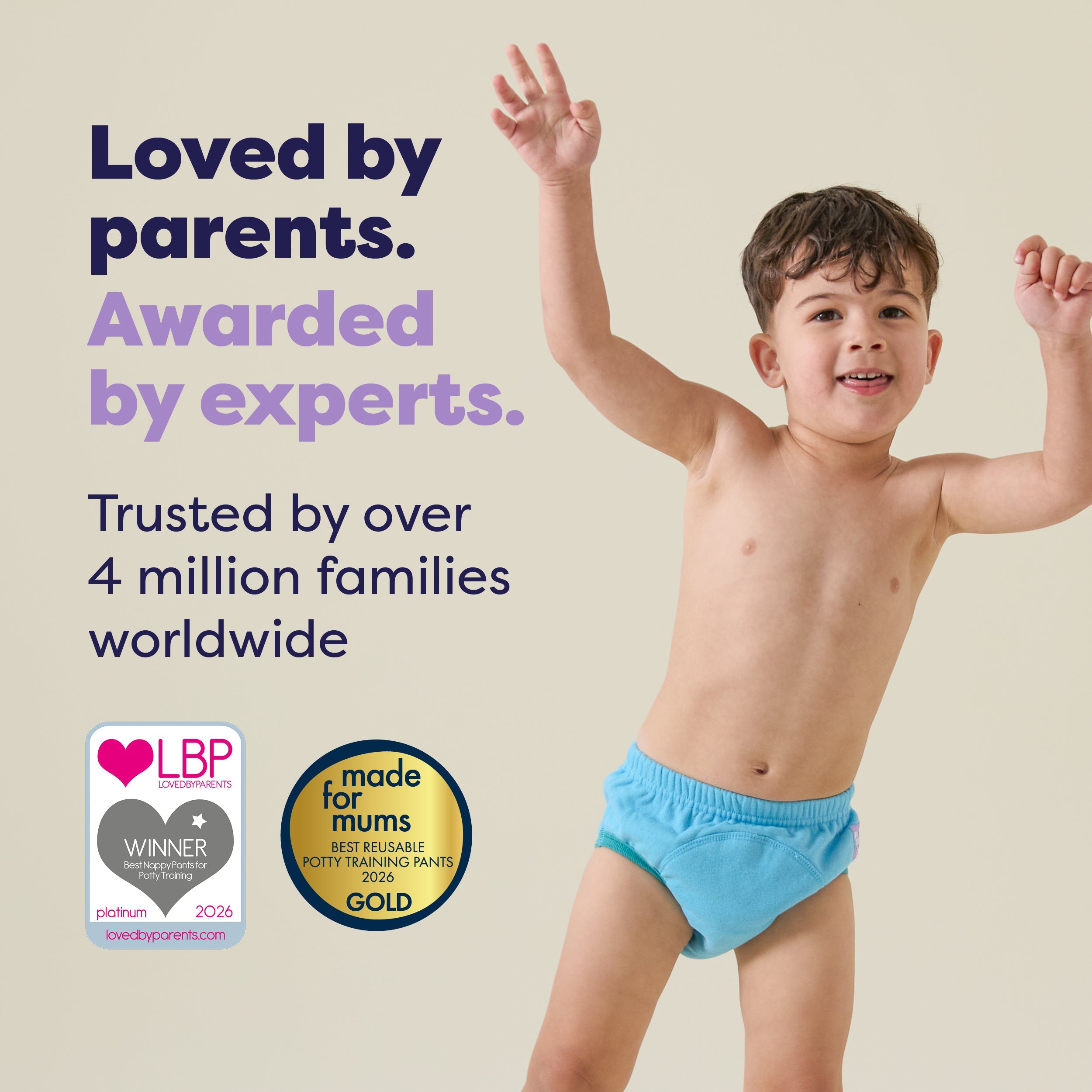 NEW: 3 Pack Reusable Potty Training Pants in Wild Life - Elite Design