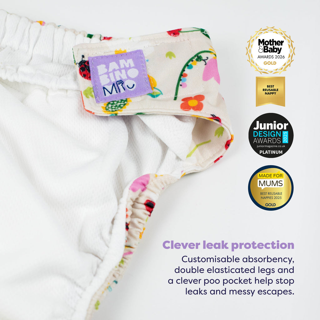 Revolutionary Reusable Nappy in Sunshine Friends