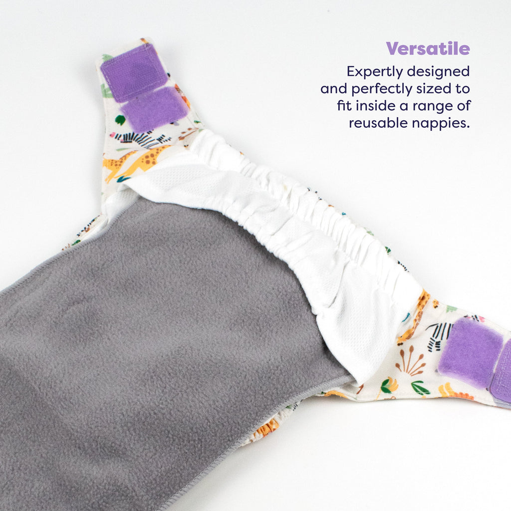 The Nighttime Reusable Nappy Bundle in Garden Party