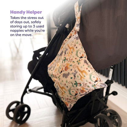 The Everything Reusable Nappy Bundle in Wild Life and Pastels
