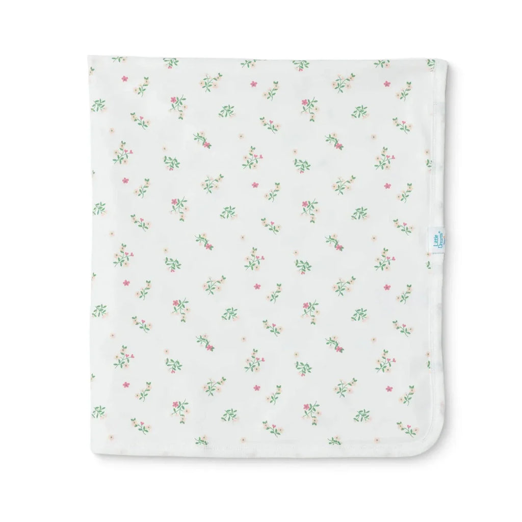 Little Dreams Girls Cotton Jersey Blankets - Ecru