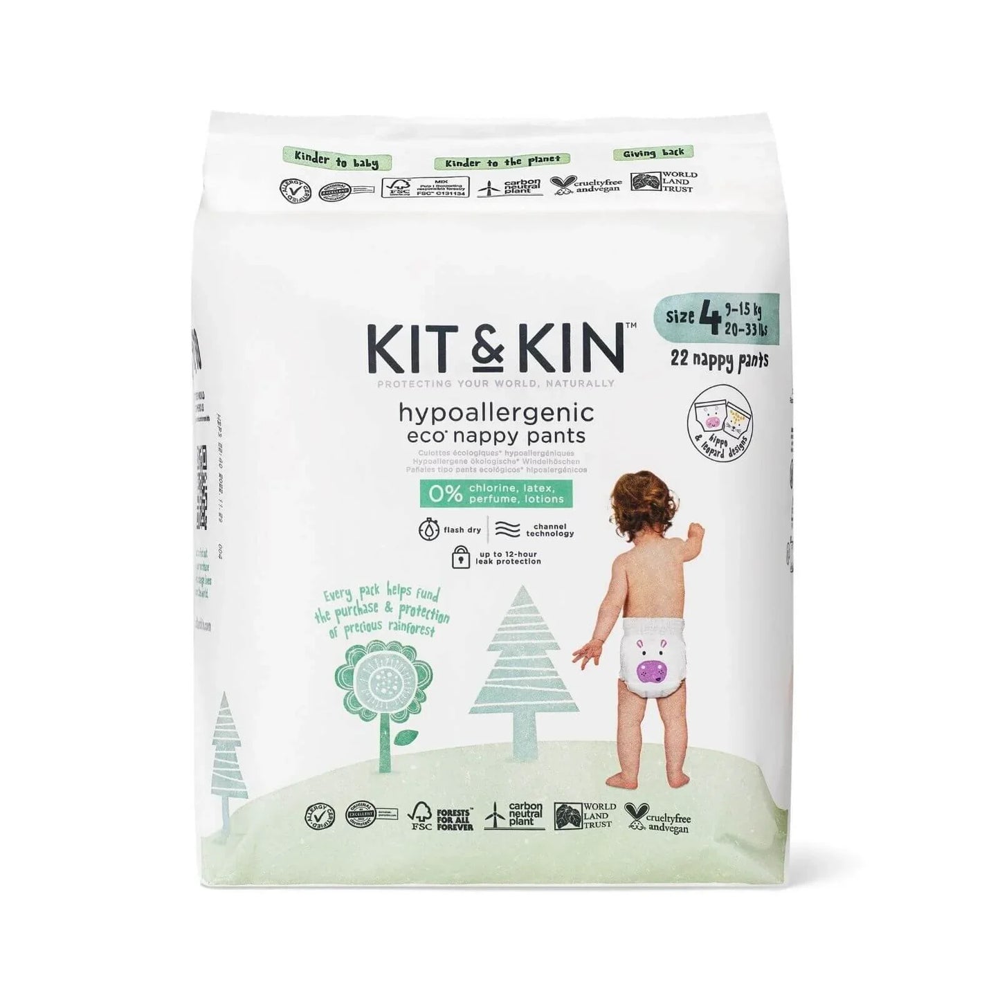 Kit & Kin Pull-Ups Size 4 Maxi - 22 nappies