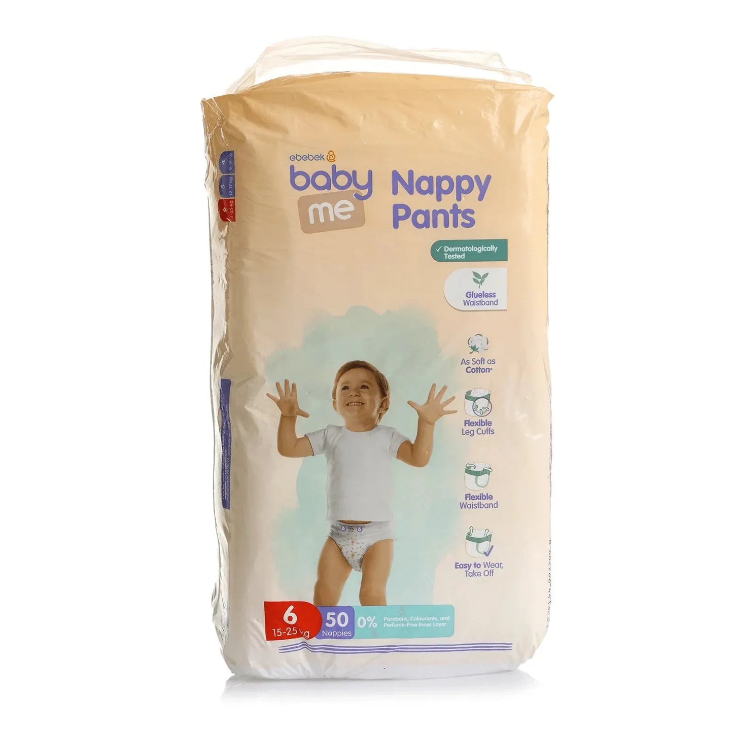baby me Pants Size 6 - 50 nappies