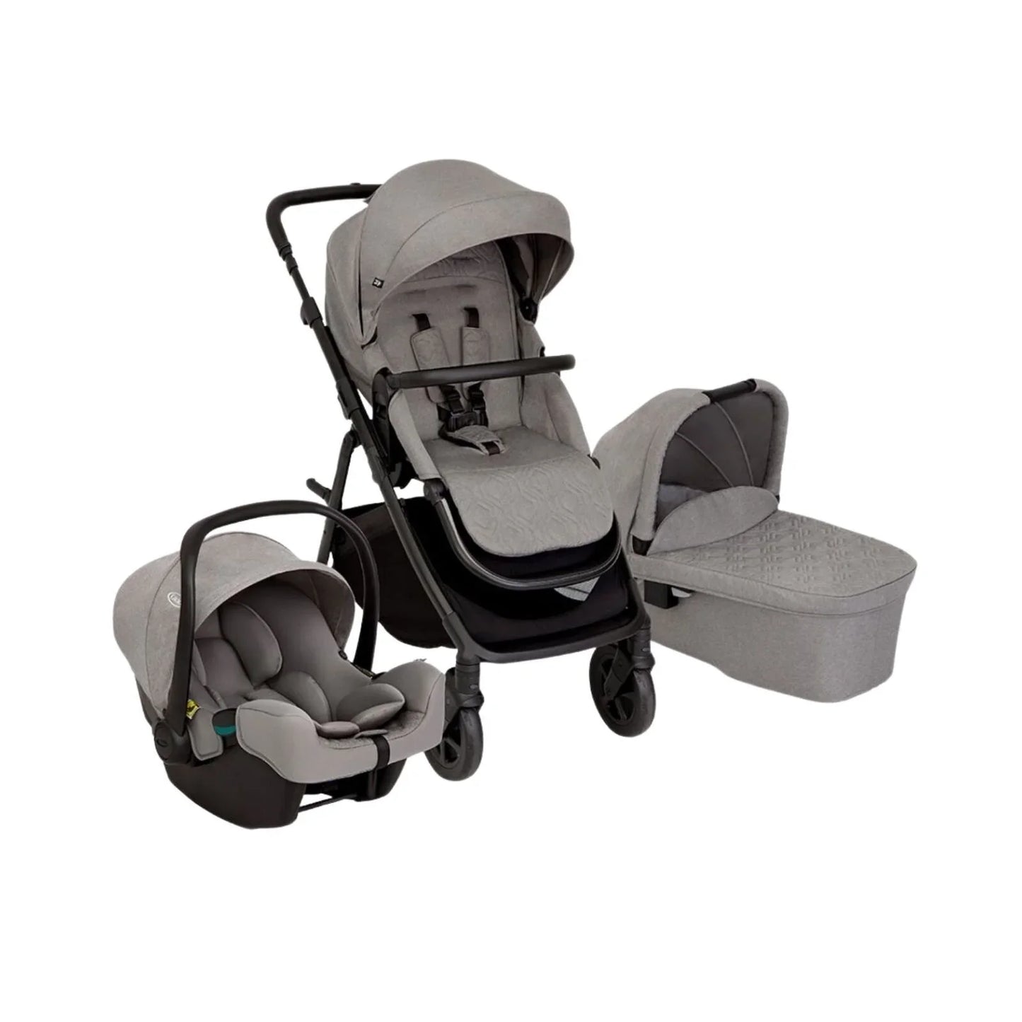 Graco Near2Me DLX Trio Travel System - Ash