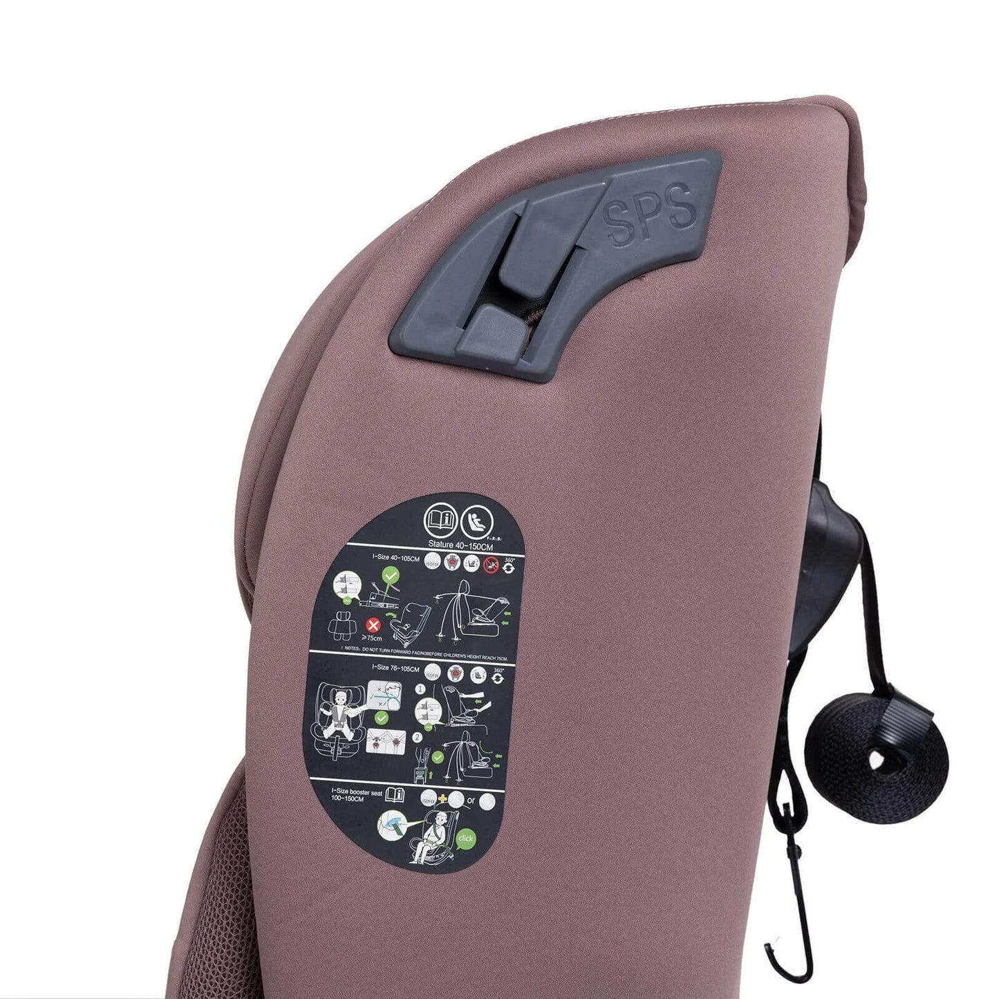 baby plus Pixi I-Size Car Seat - Pink