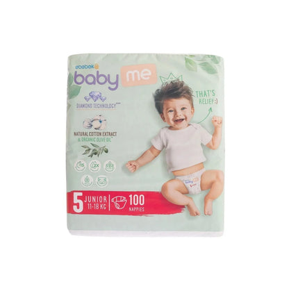 baby me Junior Size 5 - 100 nappies