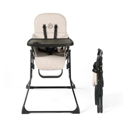 Ickle Bubba Flip Magic Fold Highchair - Pearl Grey