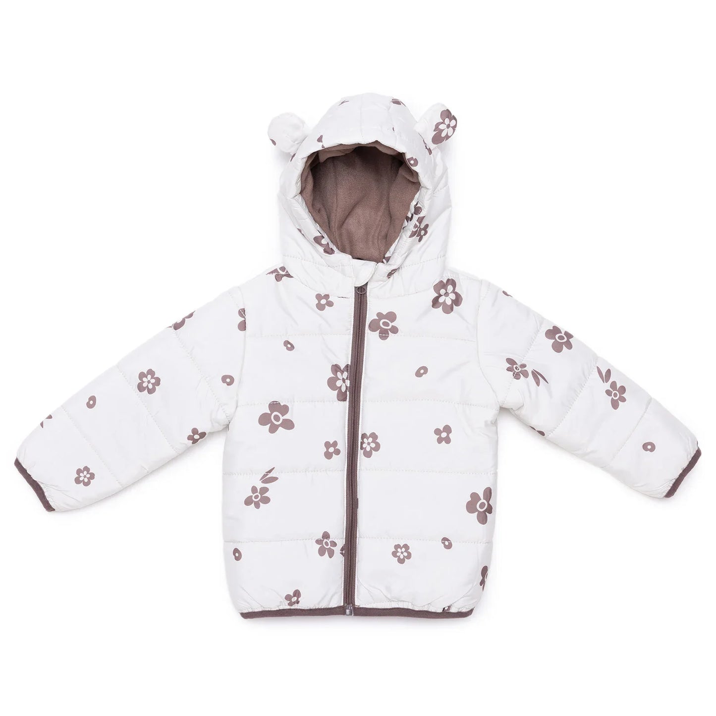 HelloBaby Baby Girl Floral Printed Coat - Printed