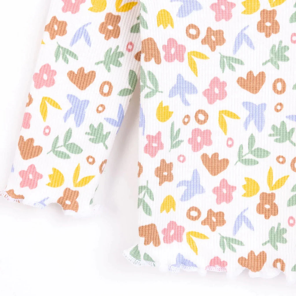 HelloBaby Girl Long Sleeve Pyjamas Set - Ecru