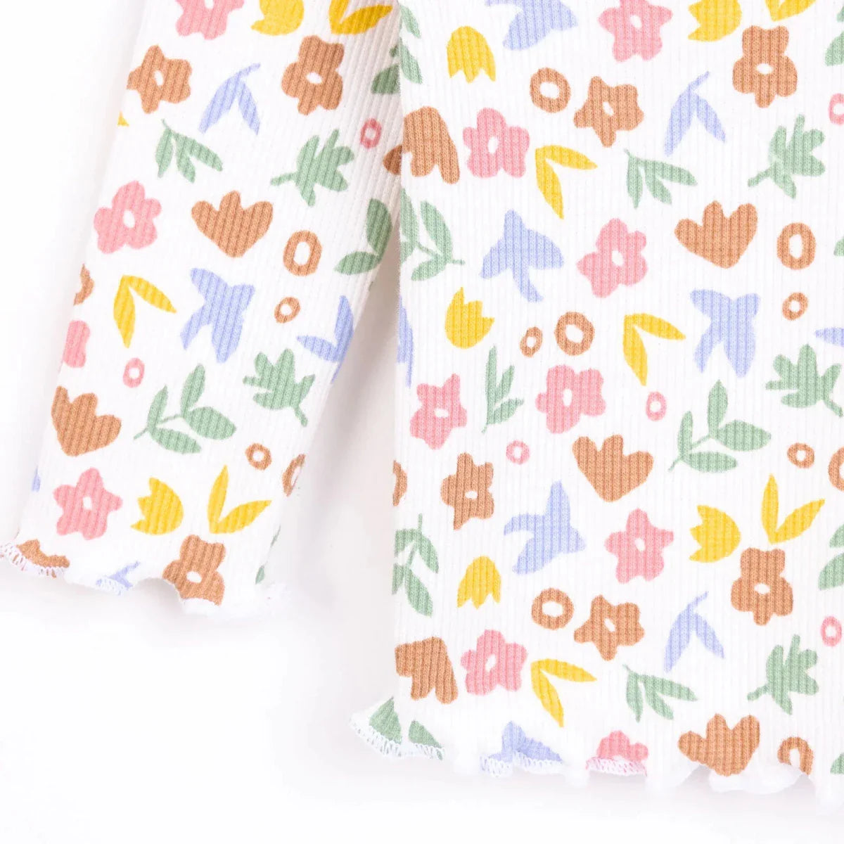 HelloBaby Girl Long Sleeve Pyjamas Set - Ecru