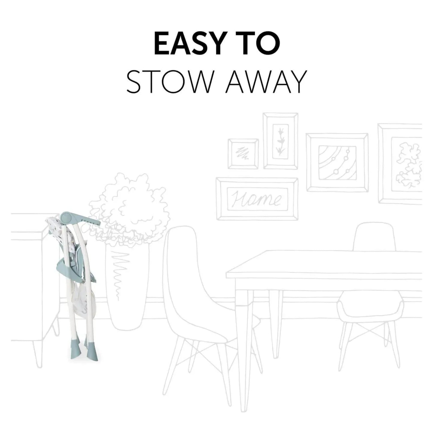 Hauck Sit N Fold Highchair - Space