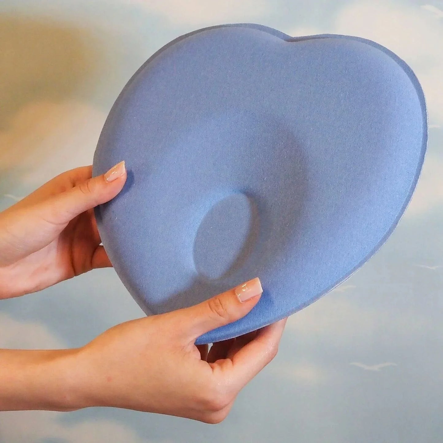 baby plus Baby Flat Head Pillow - Blue