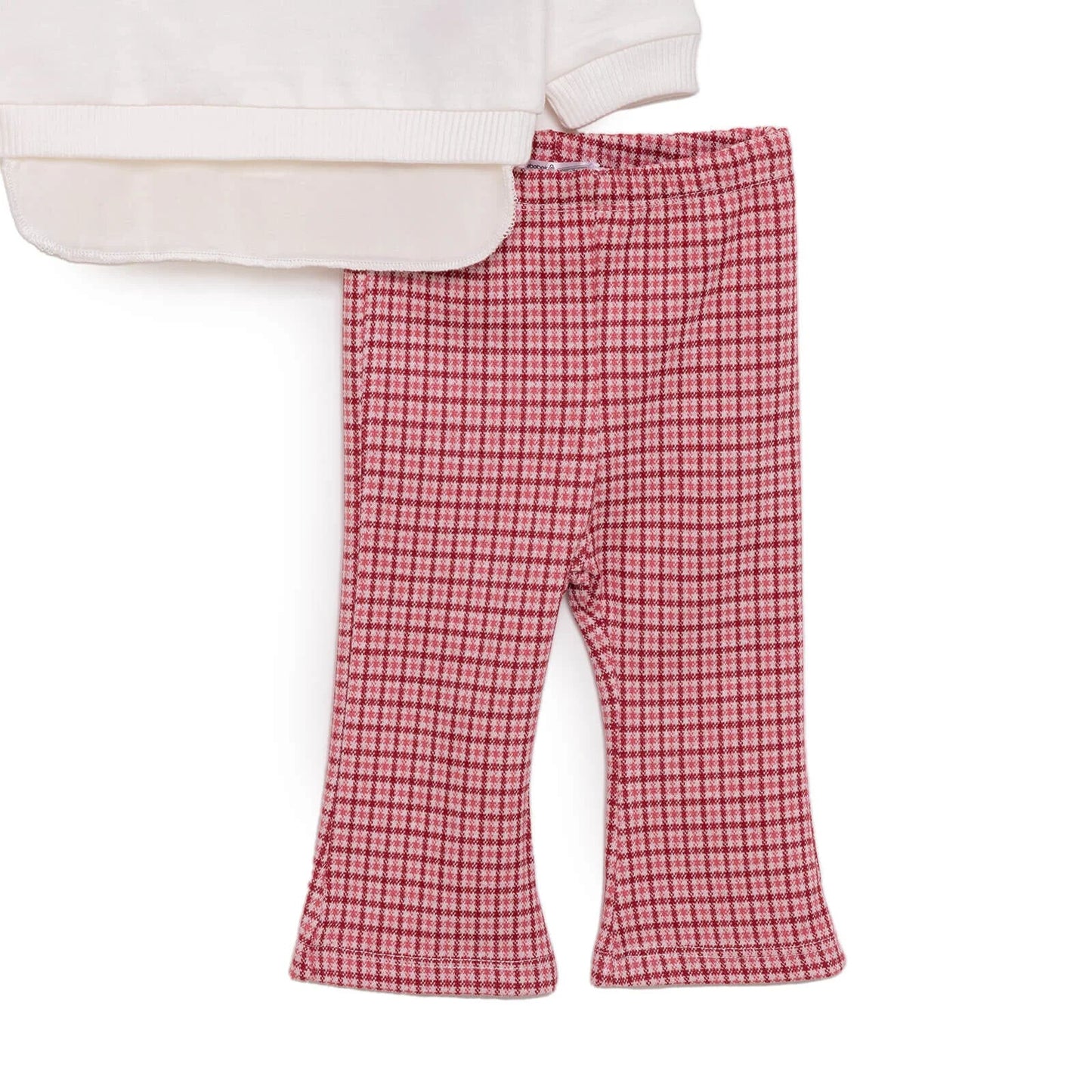 HelloBaby Sweatshirt Footless Bottom - Ecru