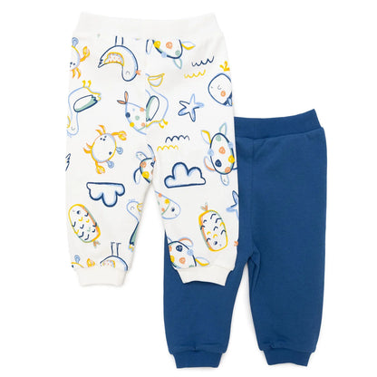 HelloBaby Basic Boy Joggers 2 pcs - Navy Blue