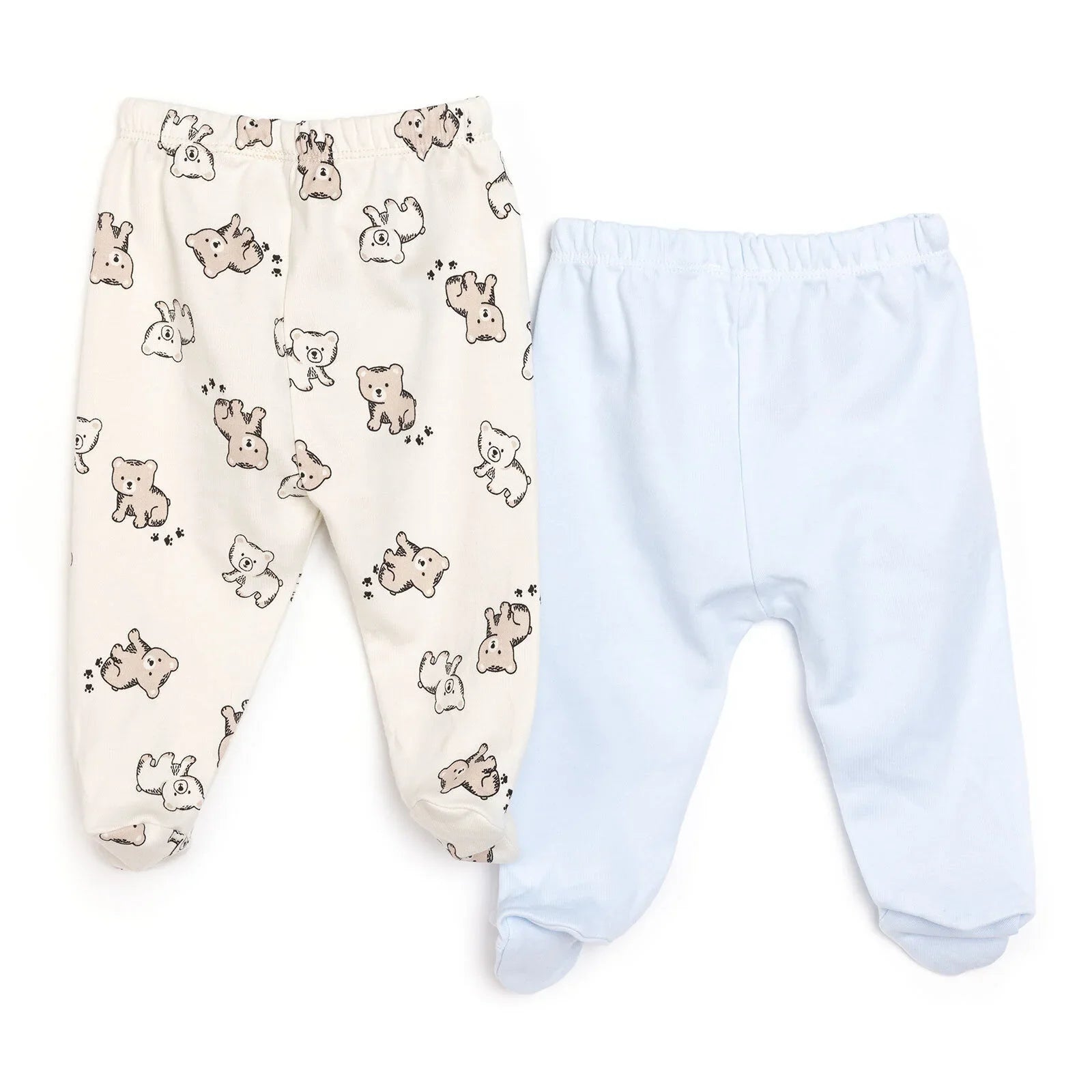 HelloBaby Newborn Footed Bottom - Blue