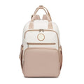Miss Lulu Baby Changing Backpack (Khaki & White) - BCM2532KH/WH