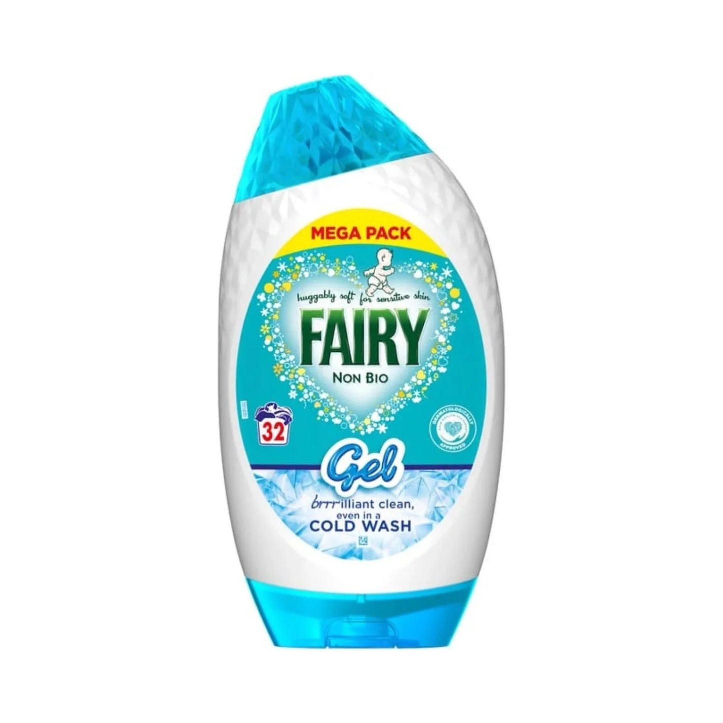 Fairy Non Bio Detergent Gel for Sensitive Skin 32 Washes