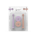 Matchstick Monkey Training Toothbrush (Dusty Pink/Lilac) - Pack of 2
