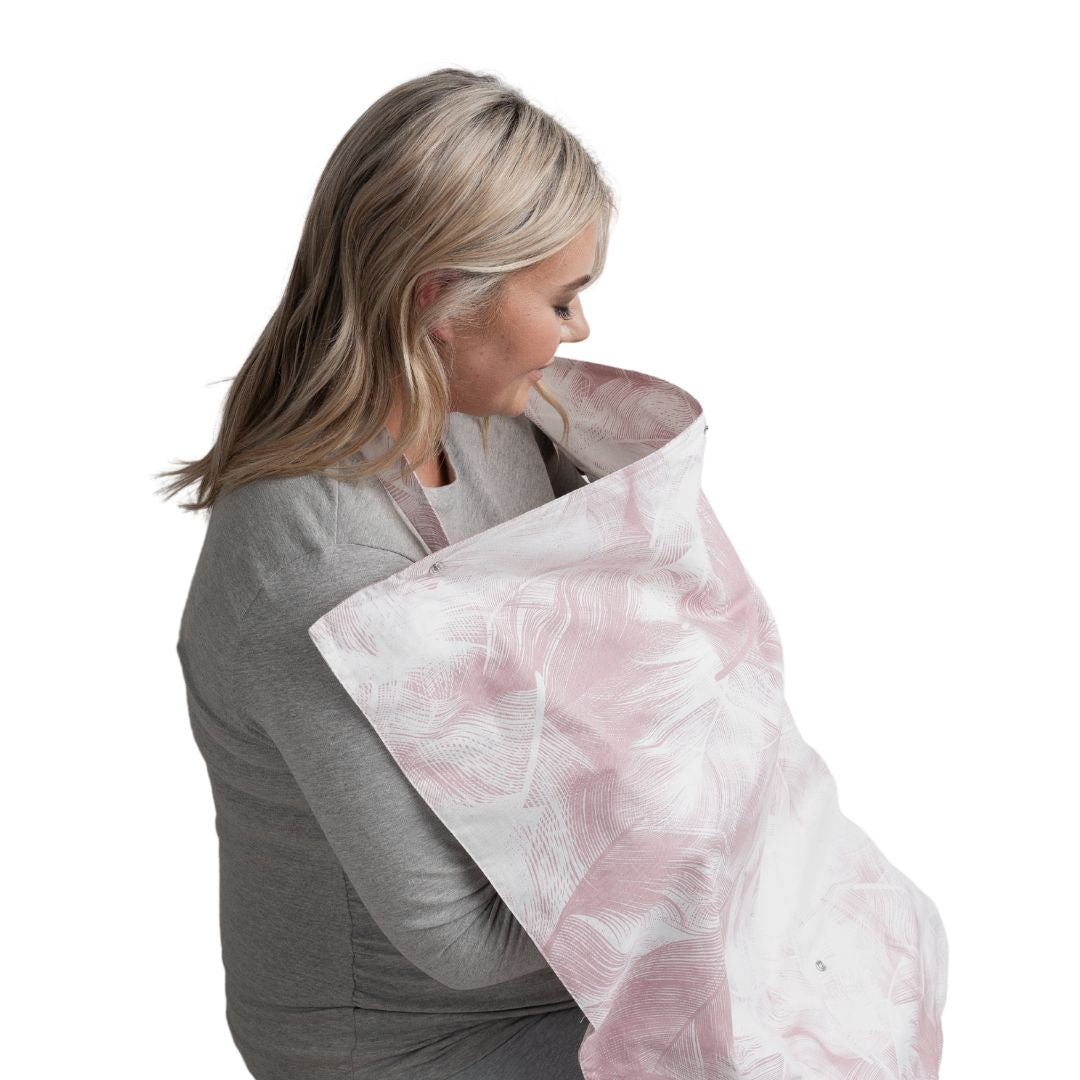 Feeding & Pumping Privacy Cover - Feather Nest
