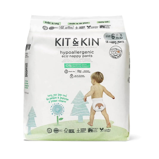 Kit & Kin Pull-Ups Size 6 - 18 nappies