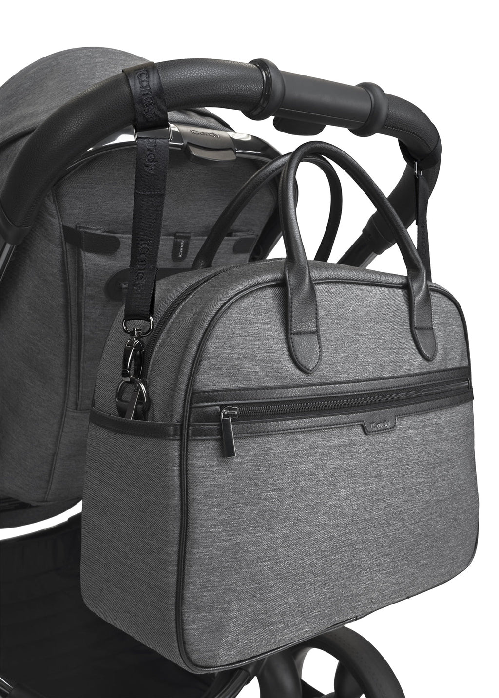 iCandy Peach Changing Bag - Dark Grey Check