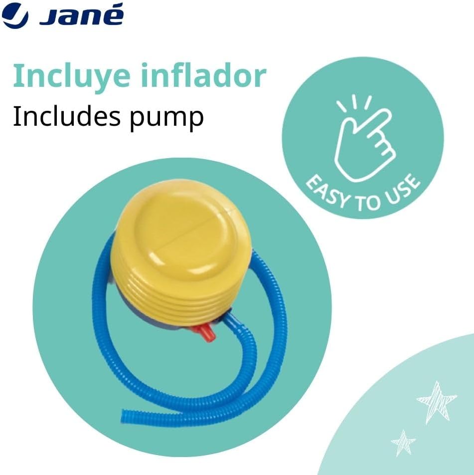 Jané Square Inflatable Bath Tub – Fits Shower Trays, 70L, 0–5 Years