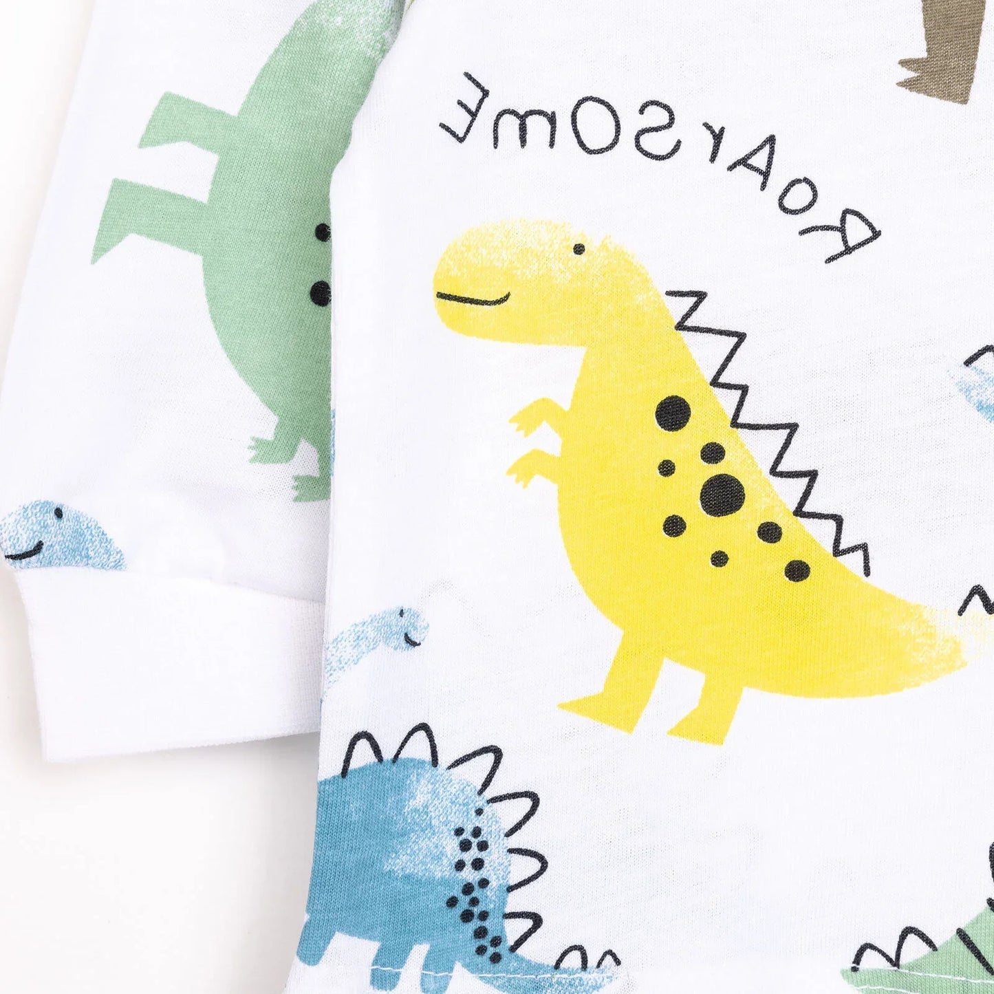 HelloBaby Baby Boy Long Sleeve Pyjamas Set - White