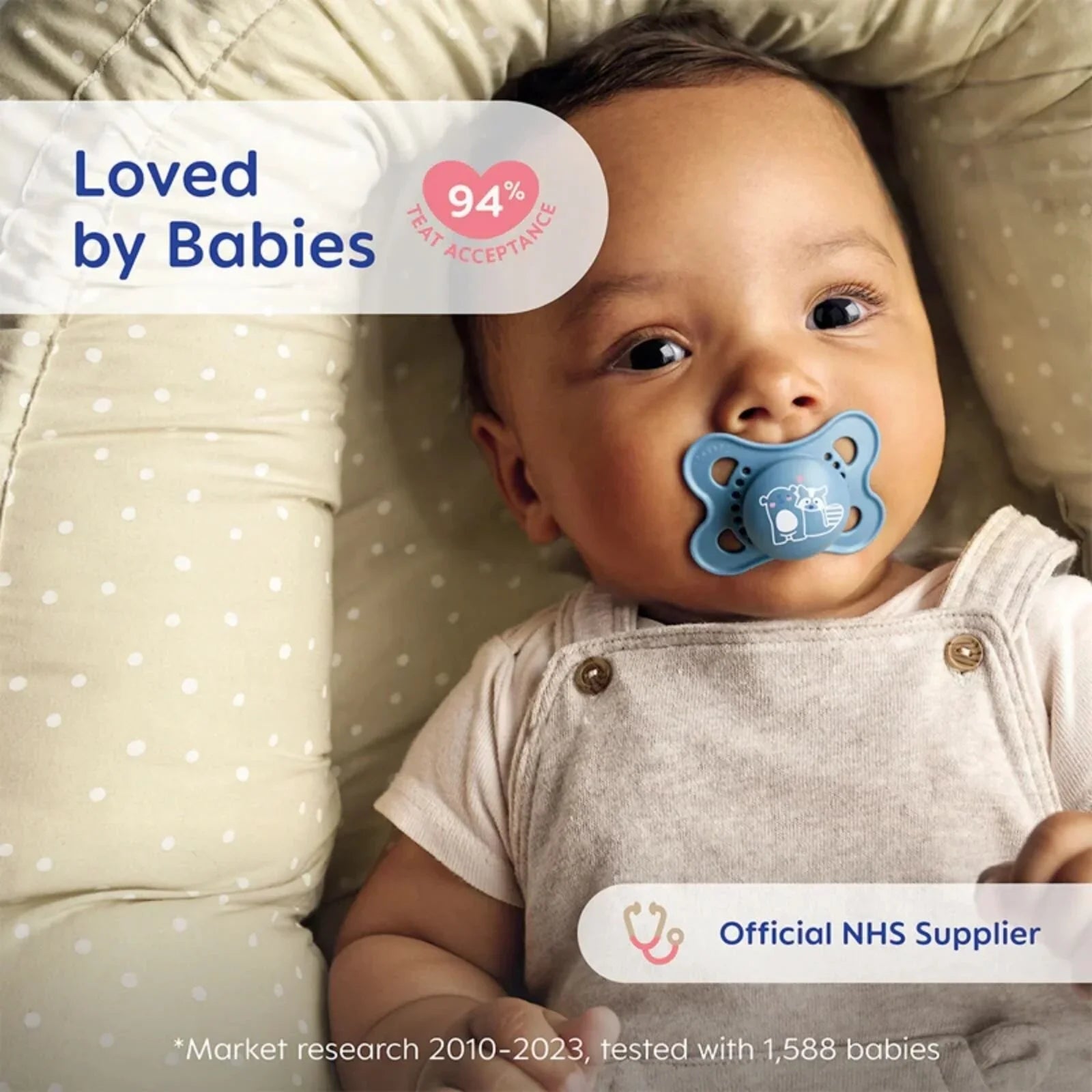 MAM Original Soother 0-6 months Pack of 2 - Pink