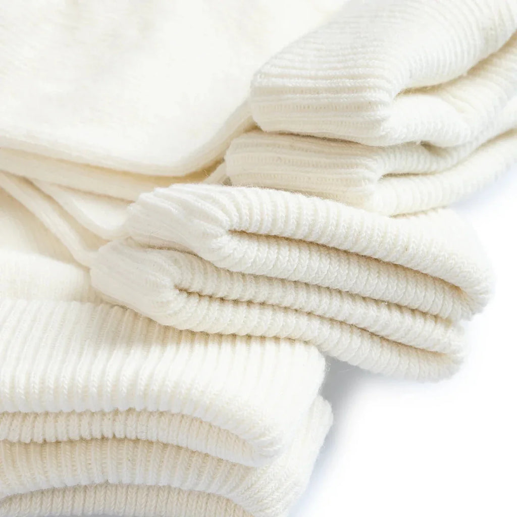 HelloBaby Unisex Pack of 3 Baby Socks None Cotton Rich - White
