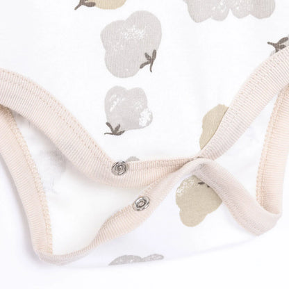 HelloBaby Baby Girl Long Sleeve Bodysuit 2 pcs - Beige