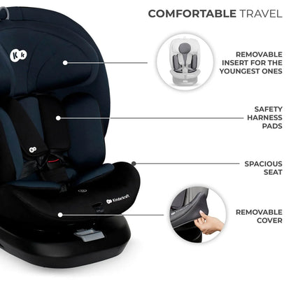 Kinderkraft i-Grow i-Size Car Seat (Birth to 12 Years) - Black
