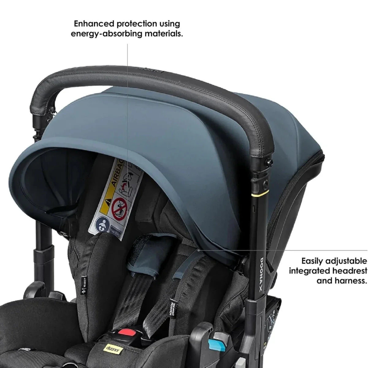 Doona X Infant Car Seat & Stroller - Ocean Blue