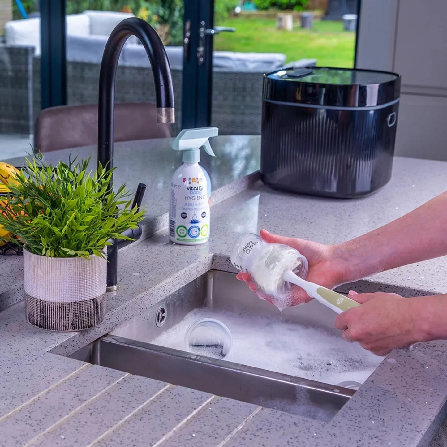 Vital Baby Advanced Pro UV Steriliser & Dryer (3rd Gen) - Onyx Black