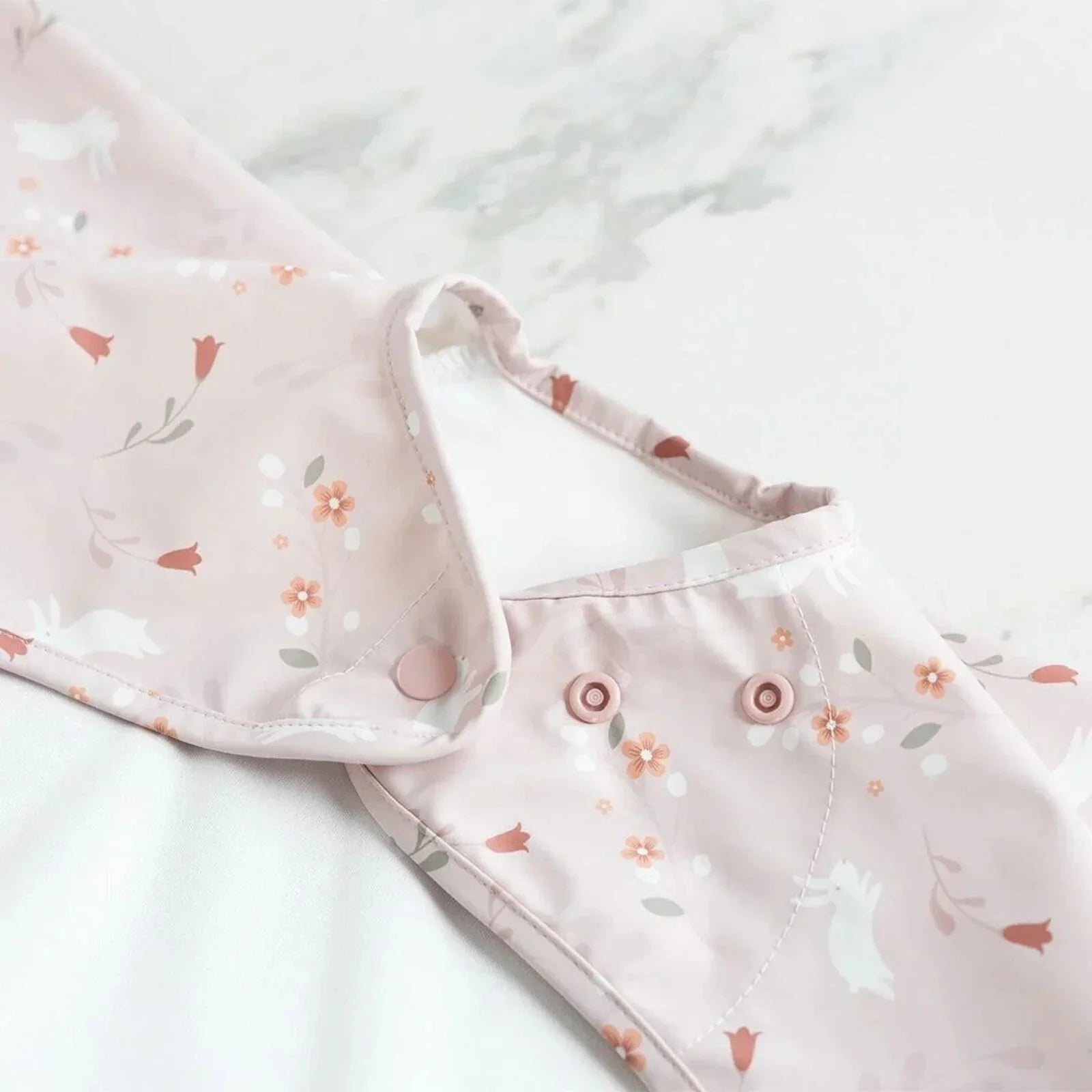 Bibado Coverall Weaning Bib - Botanical Bunnies