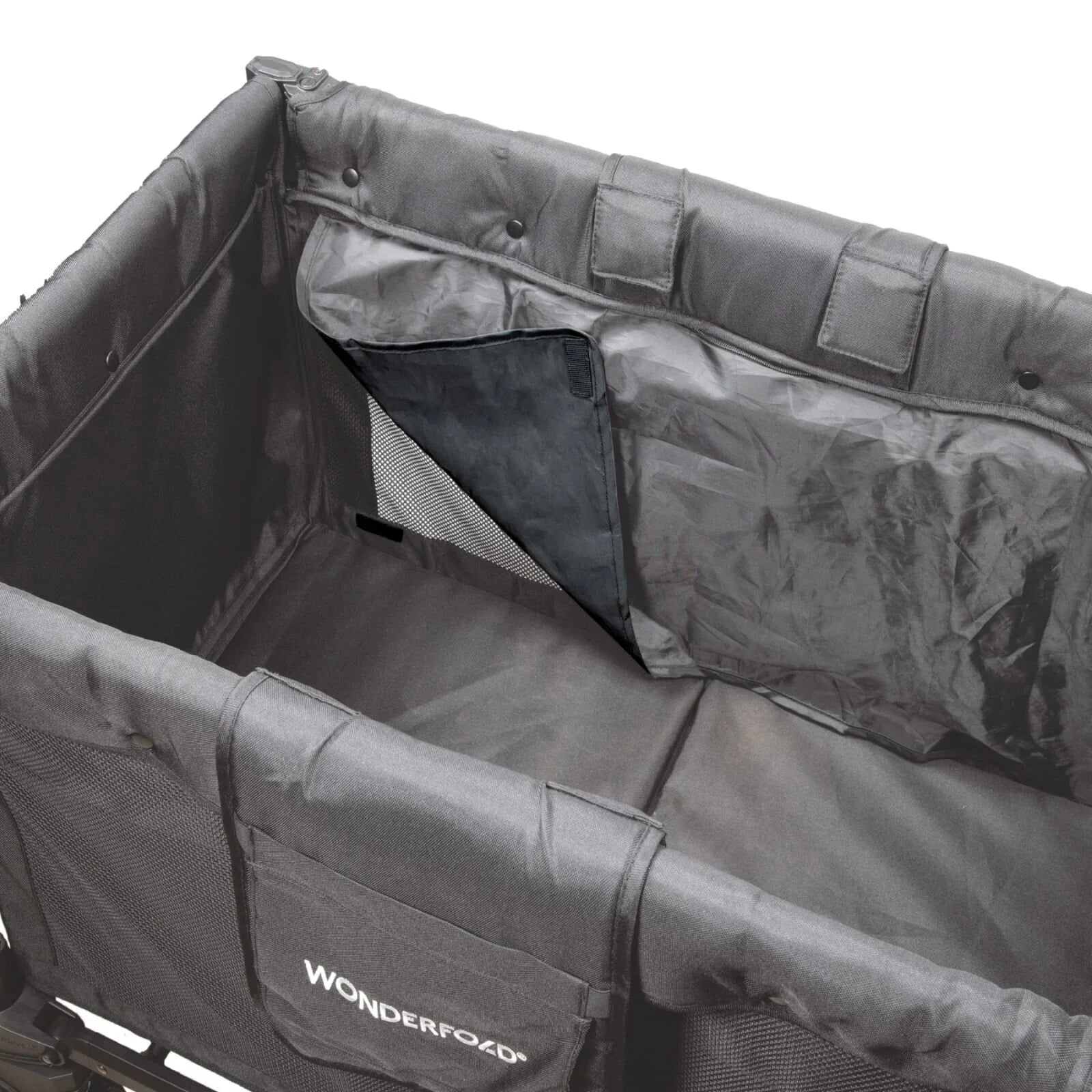 Wonderfold W2 Luxe Pro Stroller Wagon - Jet Black