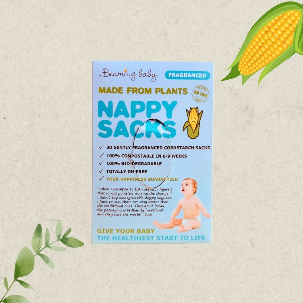 30 Pack of Cornstarch Nappy Sacks
