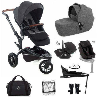 Jané Trider Fully Equipped 0-4 Year Family Car Seat Travel System Bundle