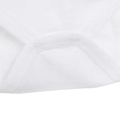 HelloBaby Long Sleeve Baby Bodysuit - White