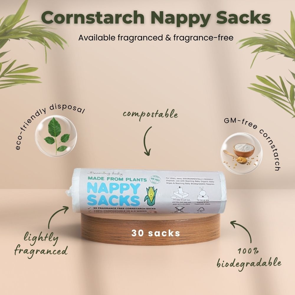 30 Pack of Biodegradable Nappy Sack Rolls