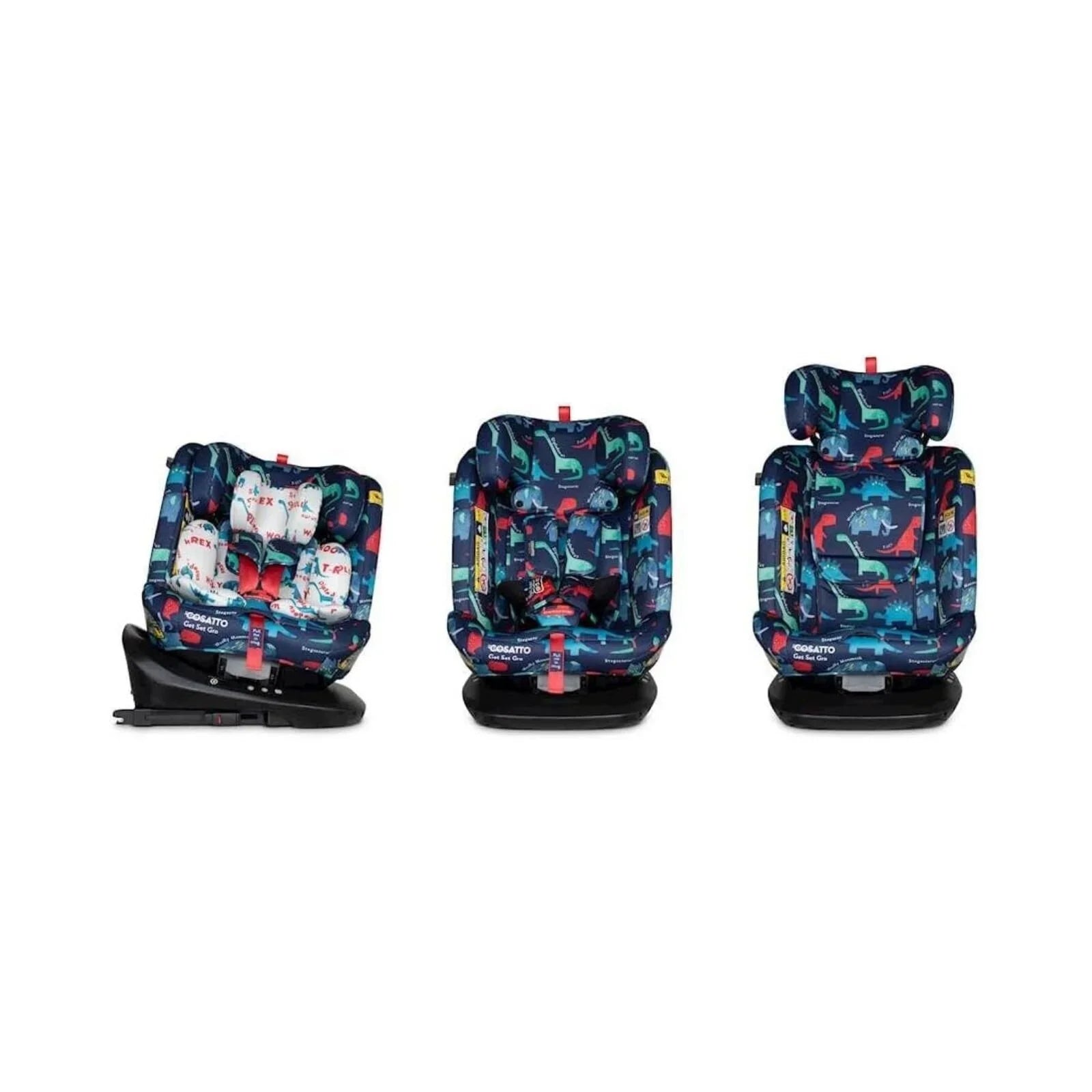 Cosatto Get Set Gro i-Size 360 Car Seat - D is for Dino