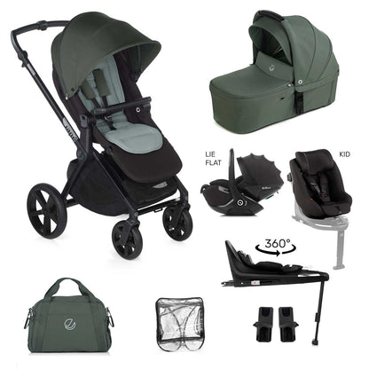 Jane Muum-4 Fully Equipped 0-4 Year Family Car Seat Travel System Bundle