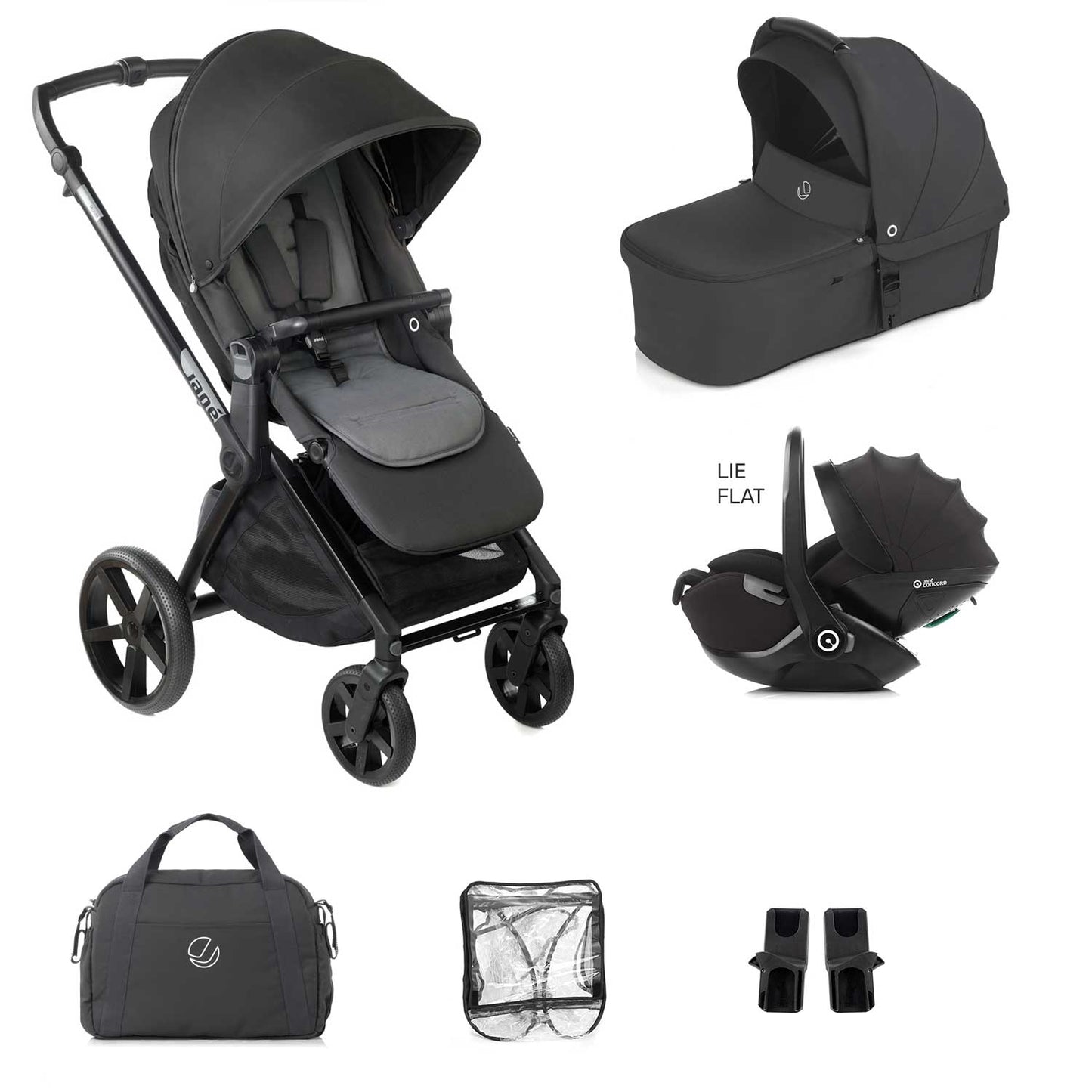 Jane Muum-4 Kombibaby 360 Lie-Flat Car Seat Travel System