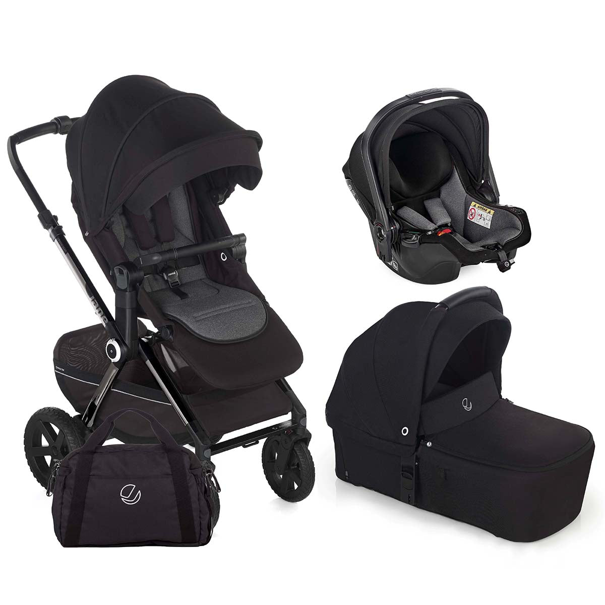 Jane Crosslight-3 Trio Koos Travel System, Special Edition Silver Shadow