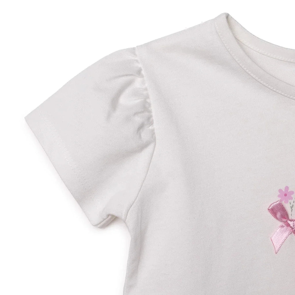 HelloBaby Flower Garden Bluz - Ecru